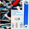 1Set Multi-Functional Extended Wrench,Extended Wrench Booster Lever Kit,Dual-purpose Ratchet and Quick Socket,Ratchet Conversion,Universal Tool