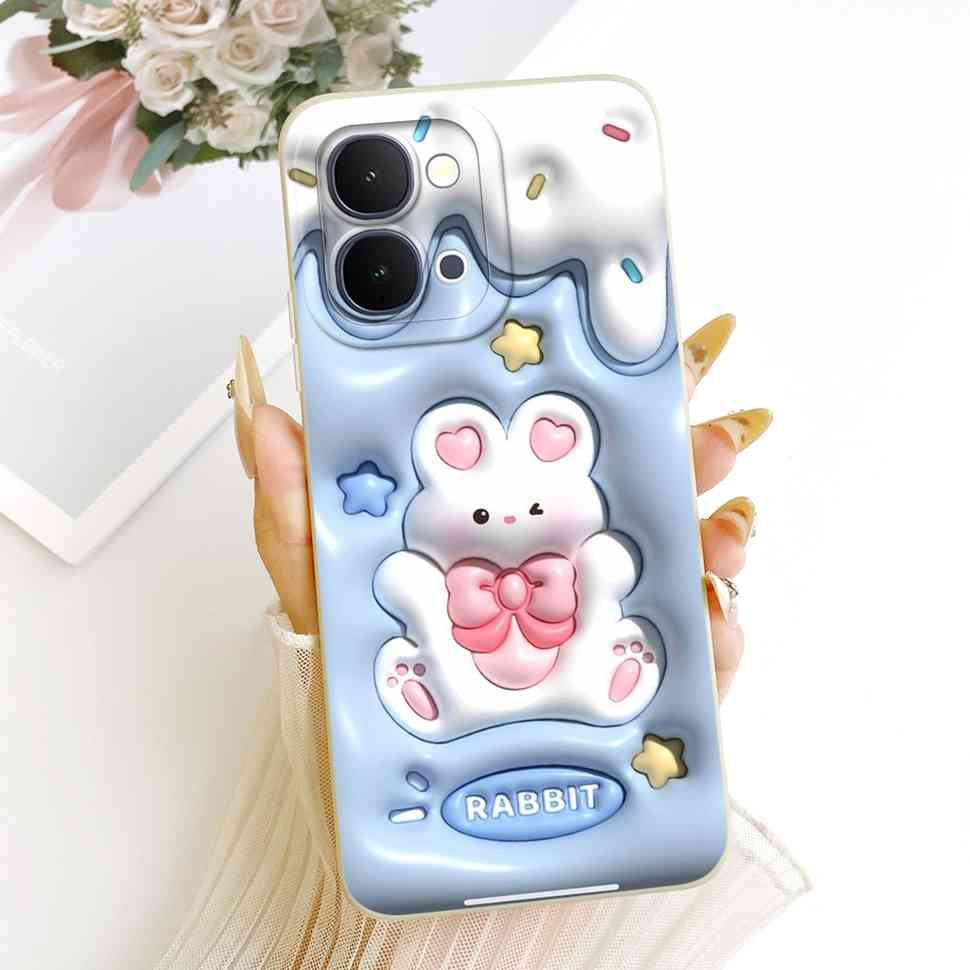 For Vivo Y31d 4G V2543 Case Fashion Cartoon Painting Silicone Full Protcetion Back Cover For Vivo Y 31d Y31D 4G Bumper Shell