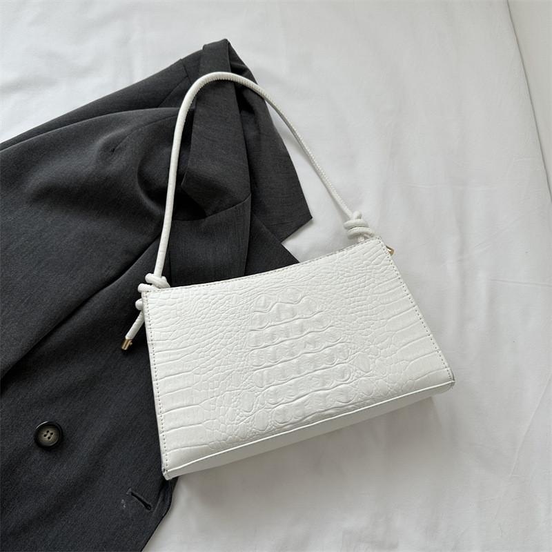 Chic Casual Small Square Bag Elegant Crossbody Purse For Women In Various Colors Including Black White Green And Orange