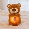 Cartoon Penguin Bear Rabbit Plush Dolls With Music And Breathing Design For Children And Toddlers