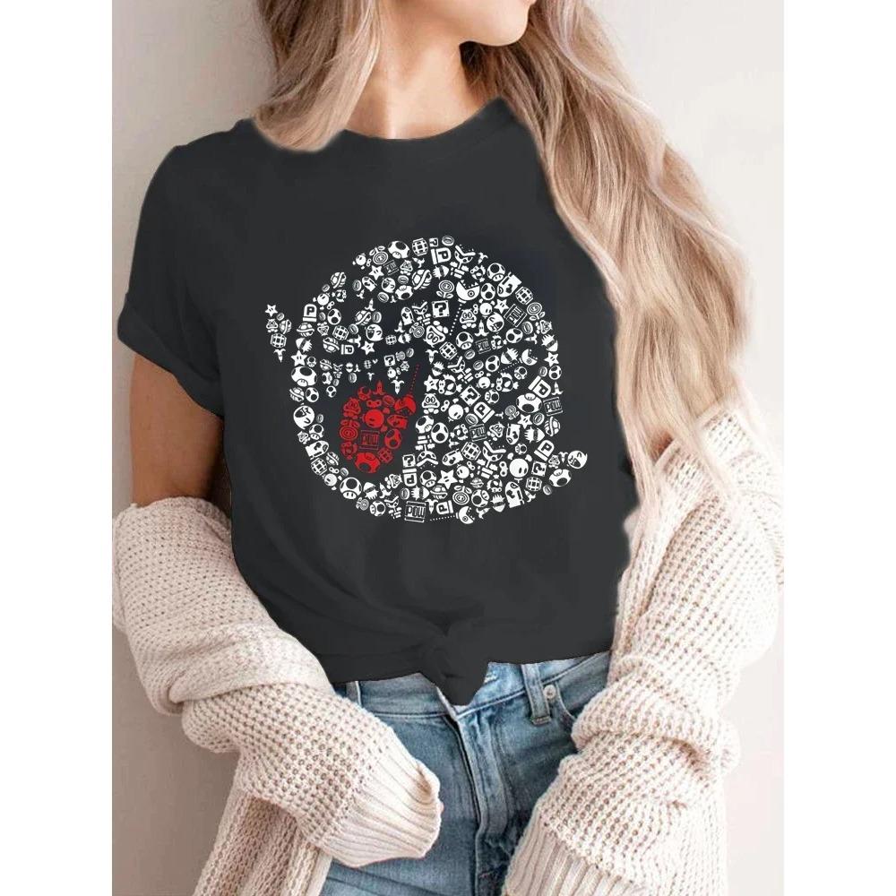 Funny Boo Portrait Graphic T Shirt Summer  O-Neck Loose Short Sleeve Mens T Shirt New Fashion Camisa Tees   S-4XL