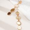 Vintage Colorful Drip Oil Contrasting Round Drop Earrings For Women Exaggerated Metal Long Irregular Geometric Earrings Jewelry