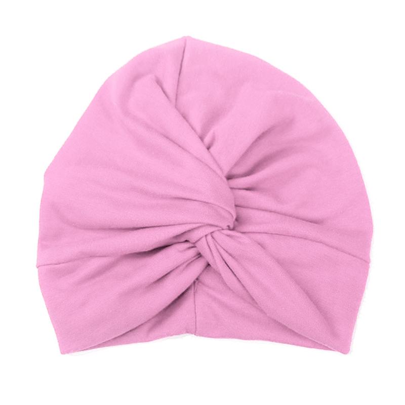 Cute Baby Hat Cotton Soft Turban Knot Summer Hat Newborn Cap For Baby Girls