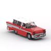 MOC-83031 Snow Suit Blue Nomad Compatible Building Blocks 6 Grid Car Educational Assembly Toy Car Model Gift For Men