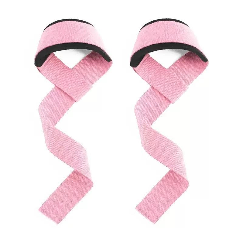 1Pair Non-slip Strap Gym Dumbbell Workout Weights Lifting Straps Crossfit Fitness Equipment Wrist Wrap Lift Exercise Training 1