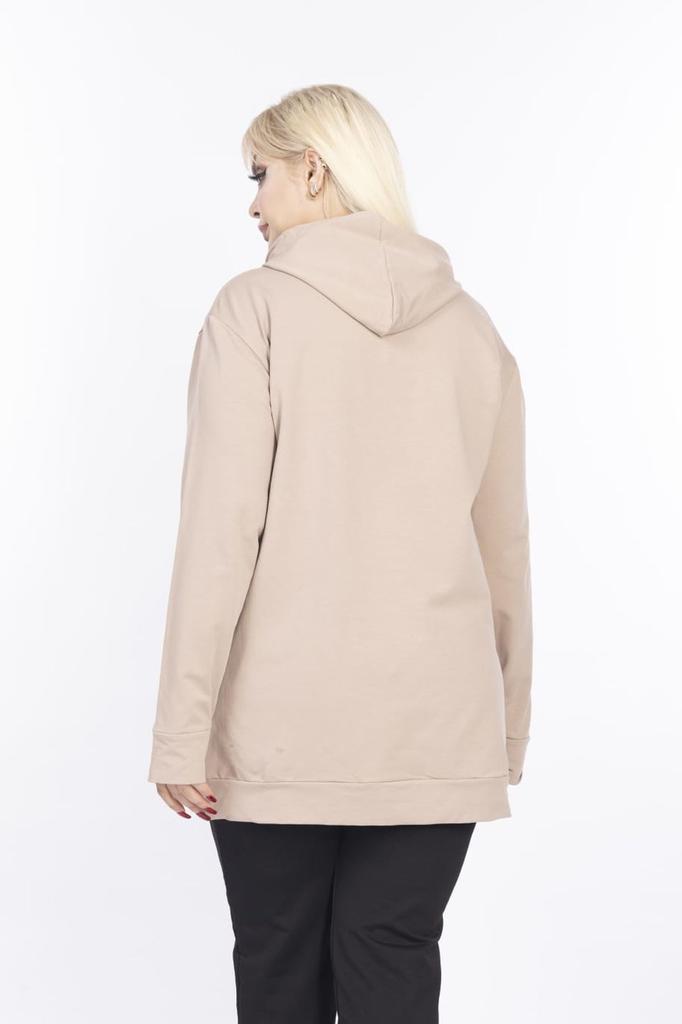 Damska bluza w stylu oversize, odzież plus size, bluza