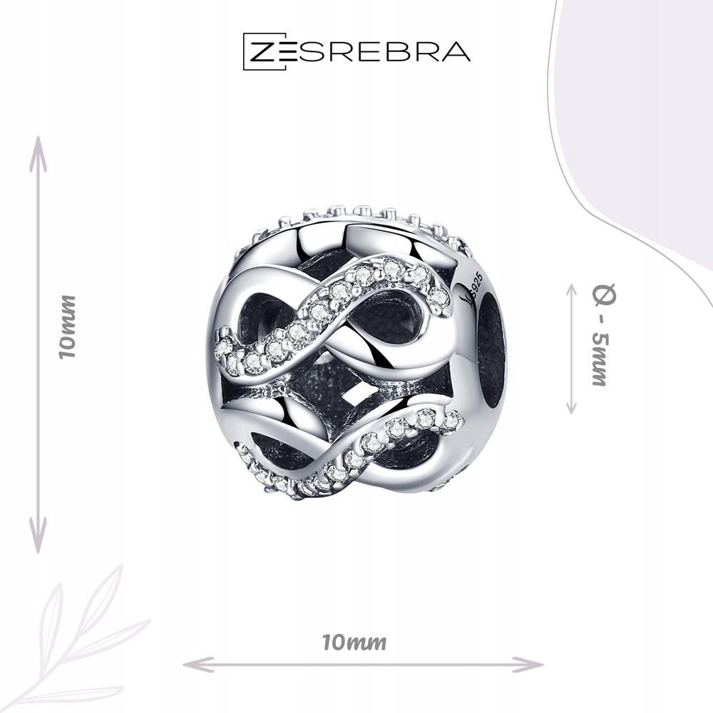 Charms Infinity Sign Bead Pr 925 Pendant Beads Gift