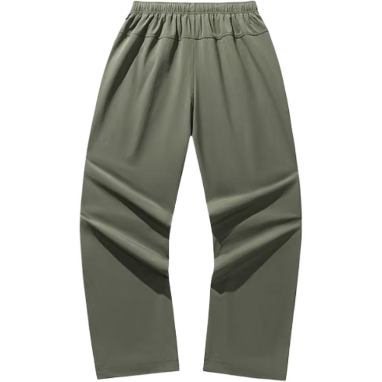 Anta Earth Shell 2.0 Solid Color Mid-Rise Drawstring Versatile Breathable Loose Sports Pants Women Bottoms 962536503-3