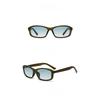 Retro Simple Square Full Rim Fashionable Sunglasses for Women Men Outdoor Sun Protection Vacation Driving Trendy Glasses