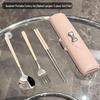 Premium 3-Piece Portable Chopsticks and Fork Set