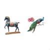 Standing Horse Sculpture And Retro PVC Wall Sticker for Living Room Desk Bookcase Kitchen Sofa TV