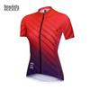 Damen Sommer Kurzarm-Radtrikot - Dünn, Atmungsaktiv, Enganliegendes Oberteil