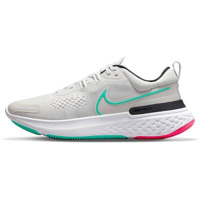Scarpe da uomo React Miler 2 Platinum Tint White Dynamic Turquoise CW7121-004