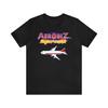 Aerobiz Supersonic Plane SNES Sega Genesis Unisex Short Sleeve Tee 100% Cotton T-shirt Mens Tees Top