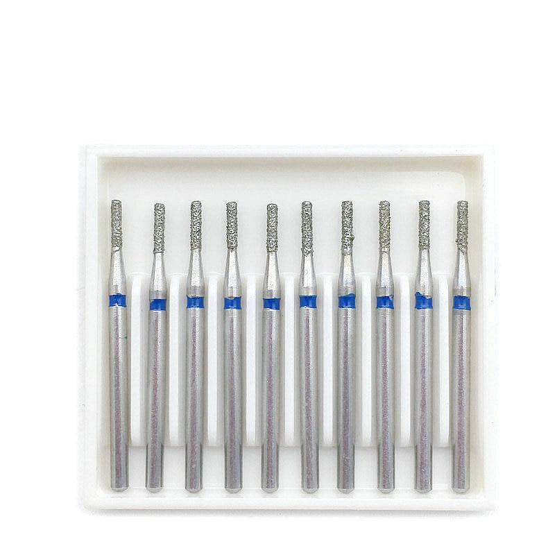 10 bucăți/set de freze dentare cu diamante de mare viteză pentru stomatolog Instrumente de laborator dentare cu diamante medii SF-X41