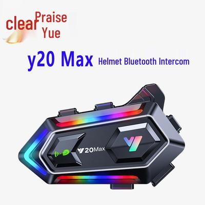 Y20Max Bluetooth Helmet Headset with Voice Assistant for Motorcyclists and Cyclists