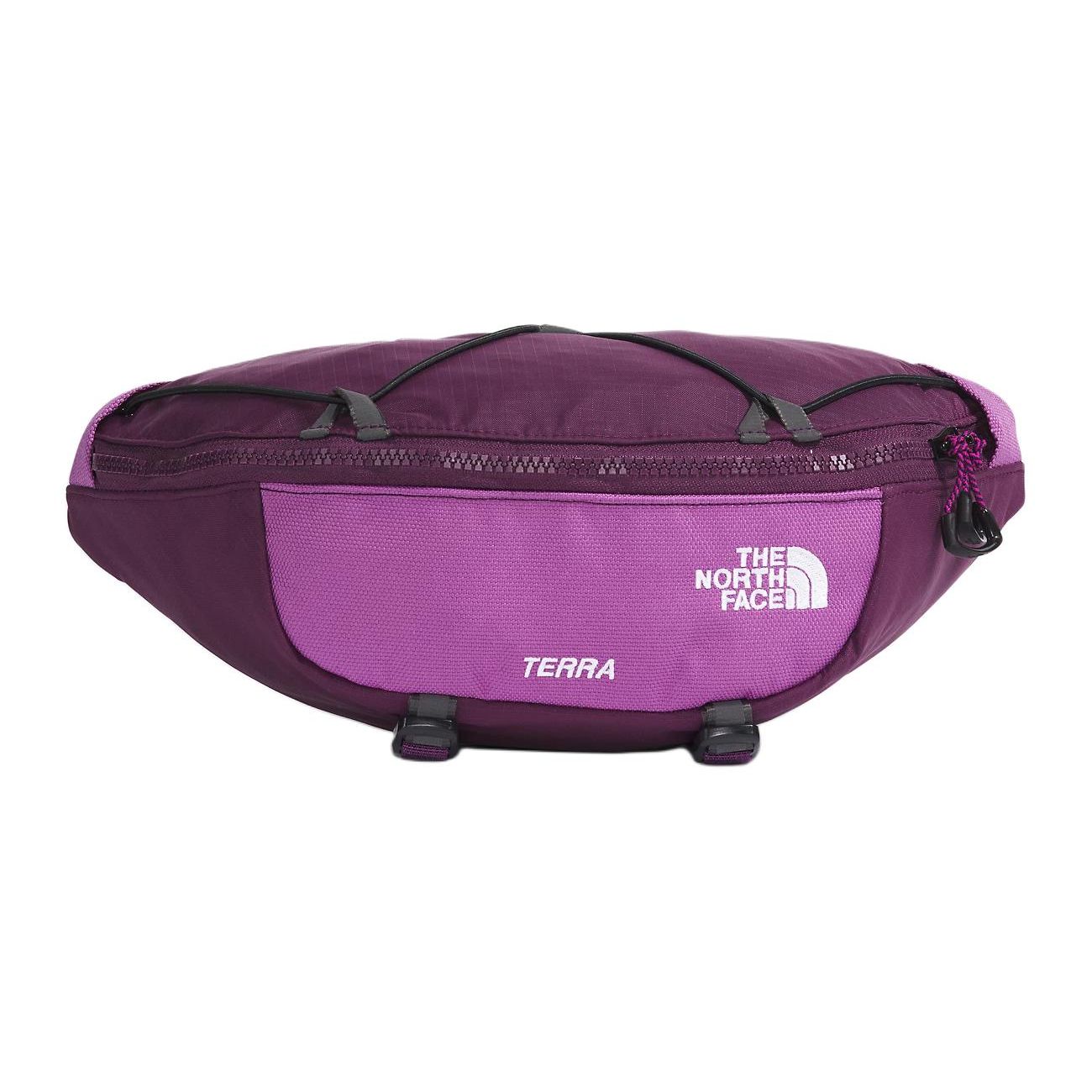 The North Face 3.2L Terra Fashionable Waist Bag Outdoor Bag Unisex waist bag Black Blackcurrant-Purple Eggplant-Red NF0A81EO-YIP Blackcurrant Purple & Eggplant Red
