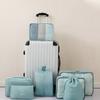 7pcs Large Capacity Travel Storage Bag Waterproof Packing Cubes Suitcase Pouch Blanket Organizer