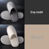 Kapabear Disposable Coarse Linen Hotel Slippers