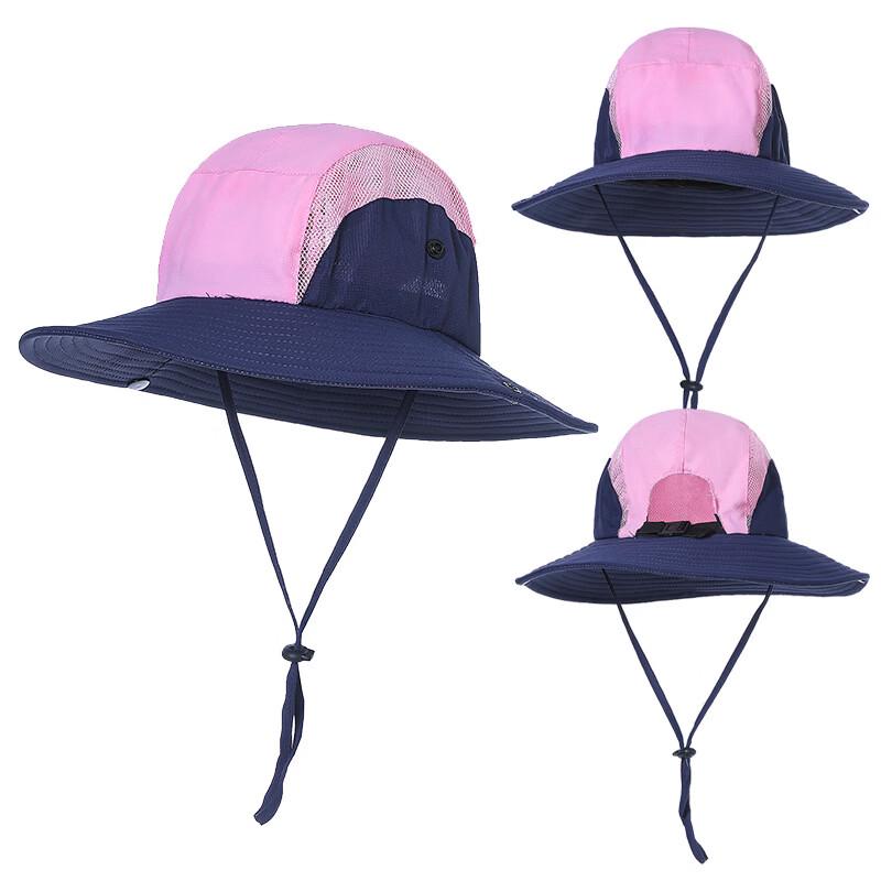 Mling Unisex Outdoor Wide Brim Sun Bucket Hat