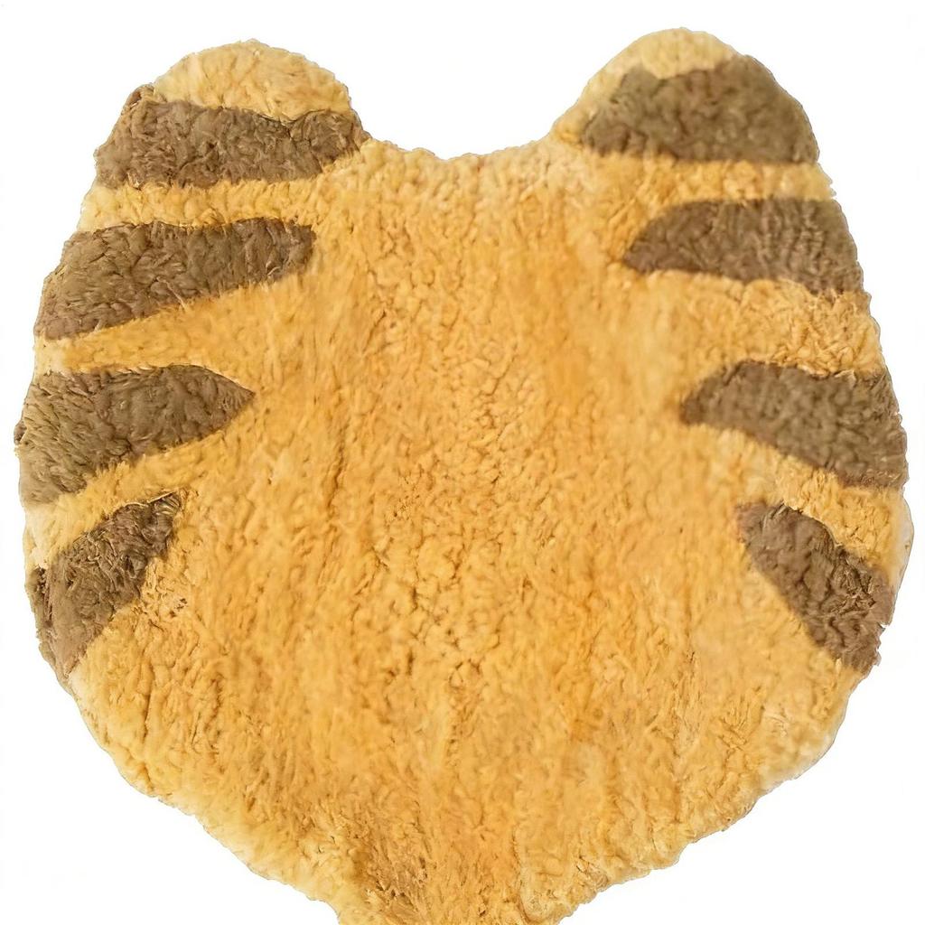 Almofada de Cadeira de Espuma de Memória de Gato de Desenho Animado Capa de Almofada de Assento Macia Art Déco Multiuso Almofada de Assento Fofa para Escritório Dormitório Cadeira de Carro