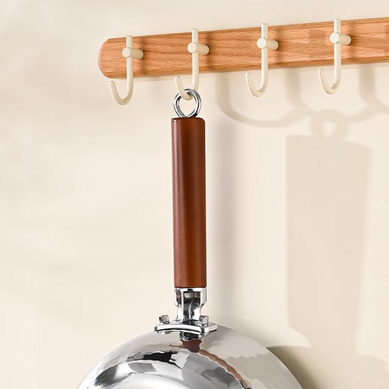 Hanyou 316L Stainless Steel Yukihira Soup Pot with Wooden Handle