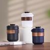 Portable One Pot Four Cups Ceramic Travel Tea Set