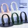 Outdoors Portable Mini Hanging Neck Fan Bladeless Neckband Fan Digital Display Power Air Cooler USB Rechargeable Electric Fans
