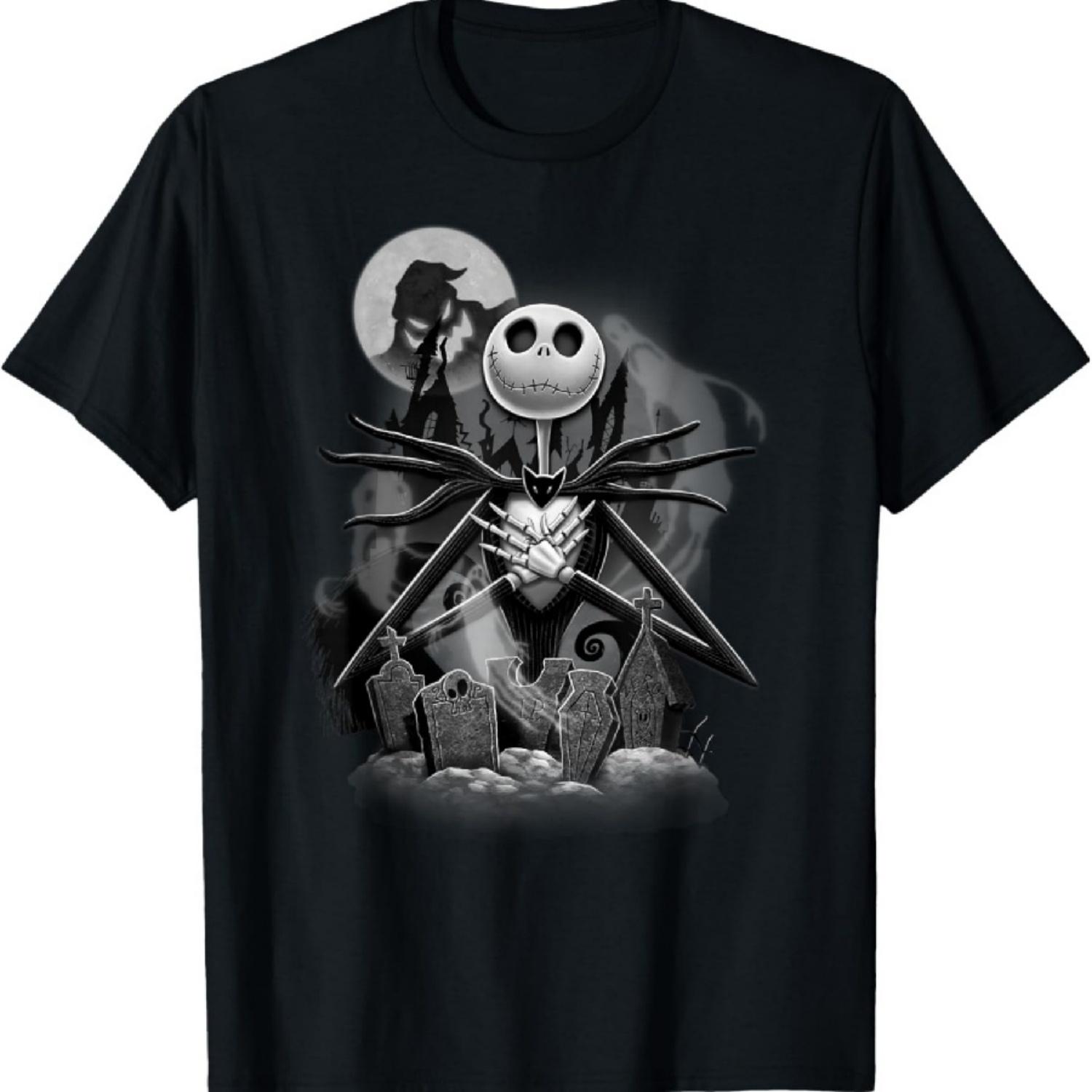 

Disney Nightmare Before Christmas Jack Night Scene T-Shirt XXXXXL різнокольоровий