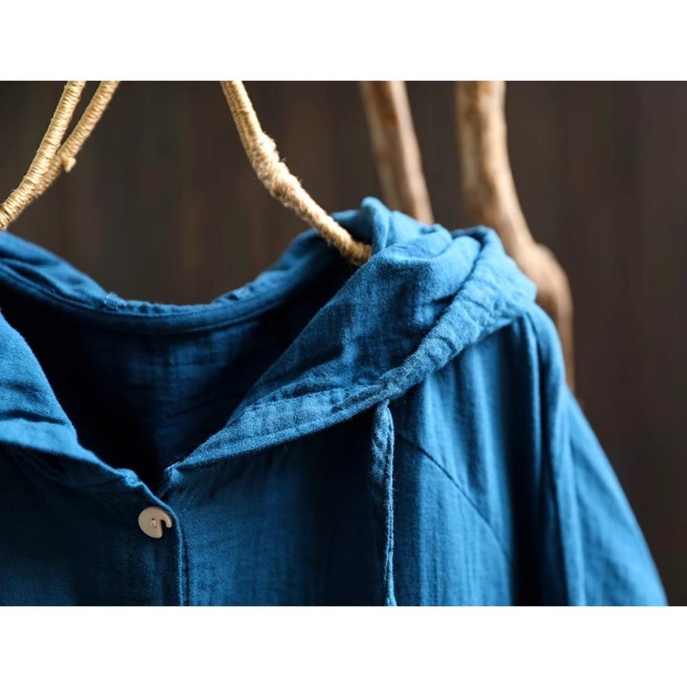 DIMANAF 2025 Spring Shirt Large Size T-shirt Women Linen Long Sleeve Pockets Fashion Tops Tees Loose Tees New