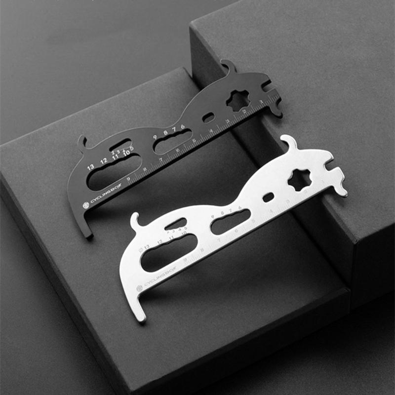 6 in 1 Bike Chain Checker Chain Checker Gauges Tool Bike Chain Wear Indicators Bicycles Chain Gauges Measurement Checker
