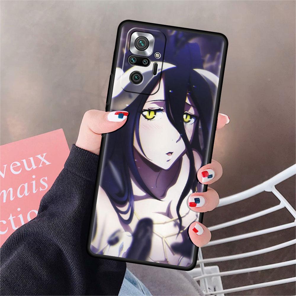 

Чехол для телефона Overlord с черепом аниме для Xiaomi Redmi Note 10 9 Pro 11 10S 9S K40 9A 9C 9T 8 8T 7 10C, силиконовый чехол, черный мягкий чехол Redmi K40