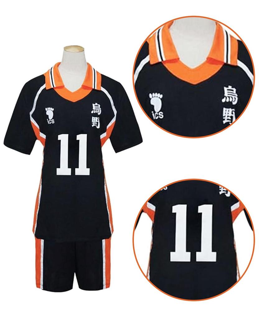 Karasuno High High School Kozume Kenma Hinata Shoyo Kuroo Tetsuro Kageyama Tobio Haikyuu Adult Costume for School Festivals and Events Kei Uniform