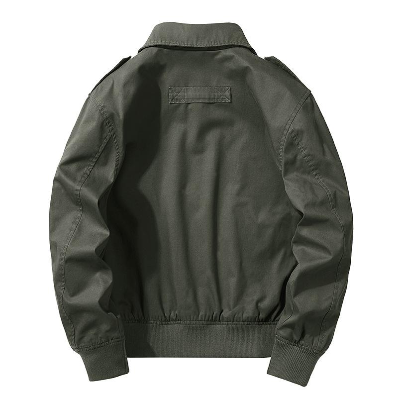 Autumn Lapel Denim Jacket Thin Youth Casual Large Size Loose Top Clothing Tooling Pilot Versatile Jacket