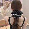 Pure Imitation Pearl Hair Accessories Hepburn Large Intestine Mesh Pearl Hair Band Edge Beads Hepburn Celebrity Temperament Hair Band Women