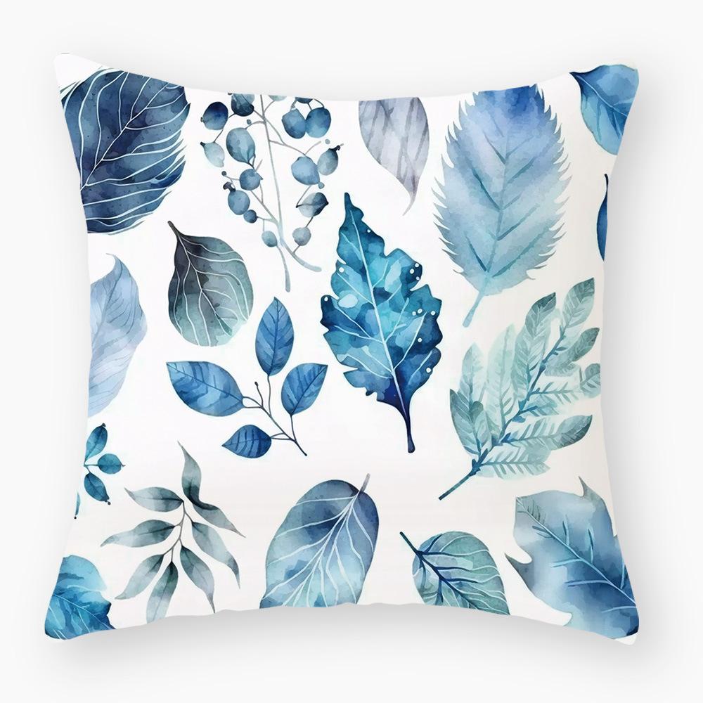 New Floral Series Pillowcases, Simple Sofa Decorative Pillows, Car Seat Cushions