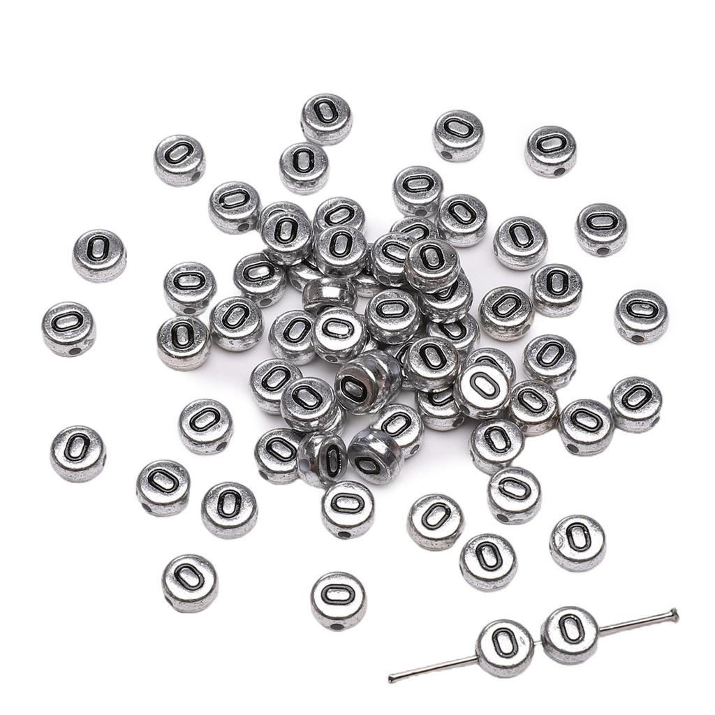 Mărgele Handmade Mărgele Acrilice Alfabet Mărgele Pătrate Mărgele Plate Mărgele Rotunde Handmade DIY Accesorii Bijuterii Mărgele Distanțiere Brățară Mărgele Înșirate Manual