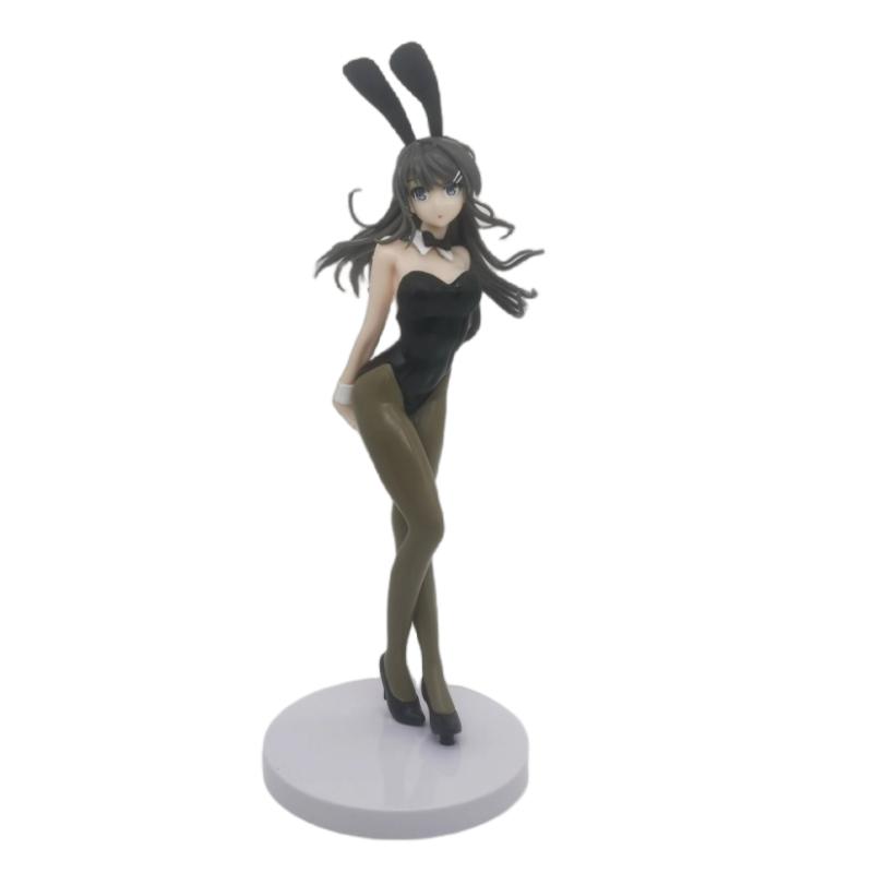 24cm Mai Sakurajima Bunny Girl Senpai Sexy Figura Anime Rascal Does Not Dream of Bunny Girl Senpai Action Figure Modello Bambola Giocattoli