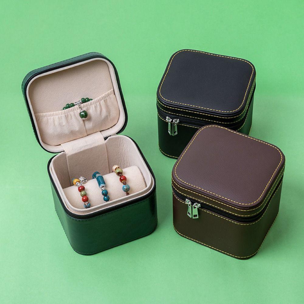 Vintage Wristwatch Holder Compact Bracelet Carrying Case Luxury Watch Display Box Watch Protective