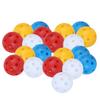 20 PEÇAS Bolas de Golfe para Treino Bolas com Núcleo Oco Bolas de Plástico para Treino Indoor Conjunto de 26 Furos Bolas de Golfe de Plástico 41mm
