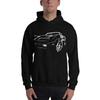 Vette C3 Sketch Line Art Custom Muscle Car Owner Gift Unisex Hoodie