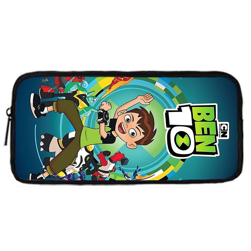 Child School Cute Cartoon Ben Tennyson 10 Backpack with Lunch Bags ,Pencil Bags ,School Bags for Boys Girls Best Gift