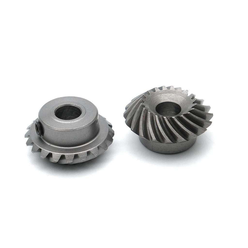 1:1 Spiral Helical Bevel Gear 1M 20T 6/8/10mm Car Model Differential DIY Steel Gear 90 Degree Installation
