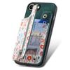 For iPhone 16e Leather Phone Cover with RFID Blocking Zipper Card Bag Kickstand