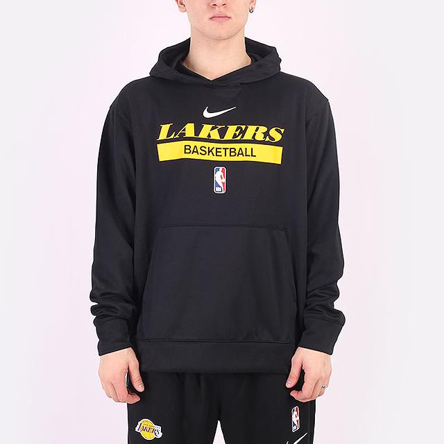 New Nike Nba Los Angeles Lakers Spotlight Dri Fit Loose Fit Hoodie DN4620-010