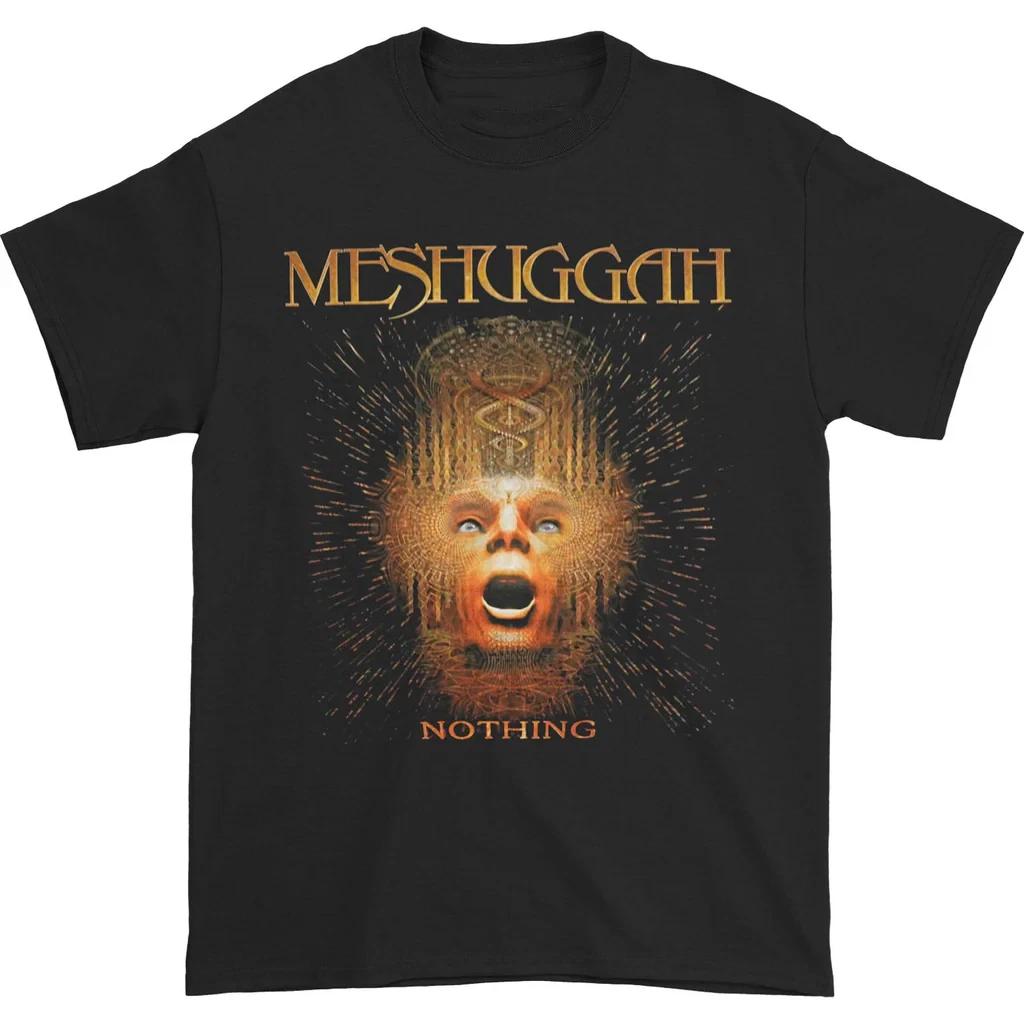 Meshuggah Band Nothing Album Heavy Cotton Black Full Size T Shirt TR396 XXL
