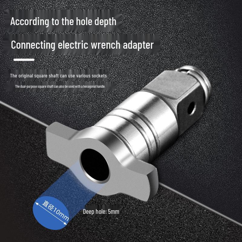Adaptador de Broca para Chave de Torque Elétrica de Uso Duplo Dayi: Ferramenta de Ponta de Chave de Fenda Quadrada Multifuncional