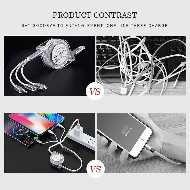 3 In 1 Micro USB Type C Charging Cable Multi Charger For Lexus RX300 IS200 IS250 ES350 Ct200h UX250h NX300h RX350 ES300h RX400h