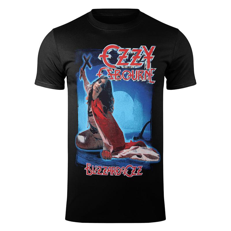 British Heavy Metal Rock Pioneer Ozzy Osbourne's Printed Pure Cotton Short-sleeved T-shirt for Men