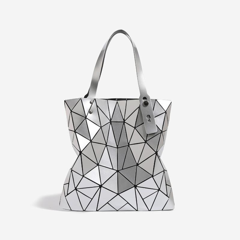 Borsa a Spalla Singola Geometrica a Forma di Diamante, Grande Capacità, alla Moda